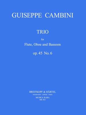 Cambini: Trio op. 45 Nr. 6