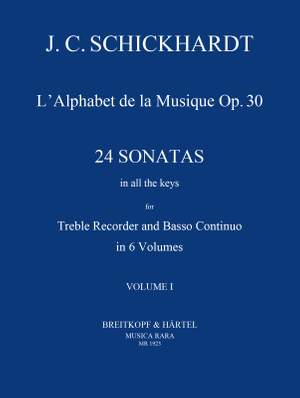 Schickhardt: L'Alphabet: Sonaten op.30/1-4