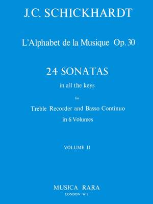 Schickhardt: L'Alphabet: Sonaten op.30/5-8