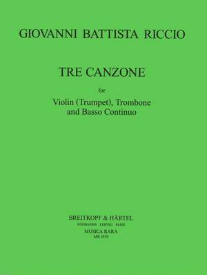 Riccio: Drei Canzonas