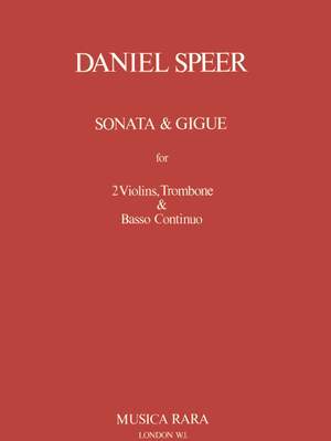 Speer: Sonate und Gigue