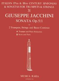 Jacchini: Sonata in D op. 5 Nr. 1