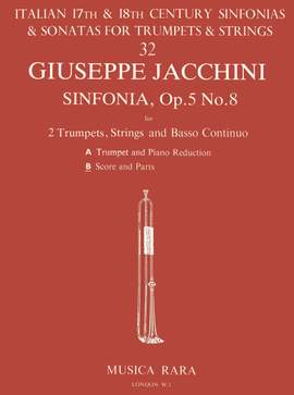 Jacchini: Sinfonia in D op. 5 Nr. 8