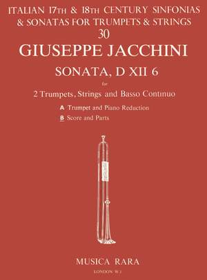 Jacchini: Sonata in D Nr. XII/6