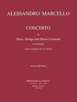 Marcello: Concerto for Oboe, Strings and Basso Continuo in D minor