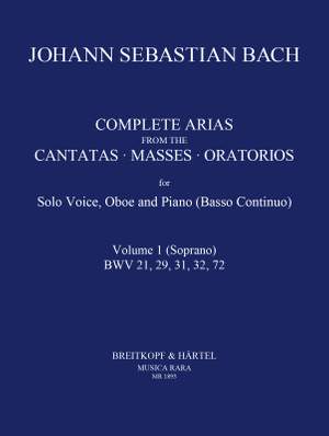 Bach, JS: Sämtliche Arien Bd. 1 S,Ob,Bc