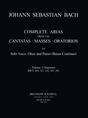 Bach, JS: Sämtliche Arien Bd. 3 S,Ob,Bc
