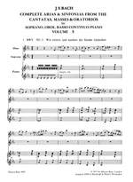 Bach, JS: Sämtliche Arien Bd. 3 S,Ob,Bc Product Image