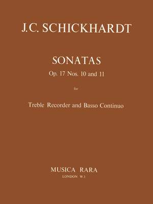 Schickhardt: Sonaten op. 17/10+11