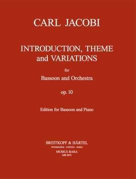 Jacobi: Introd., Thema u. Var. op. 10