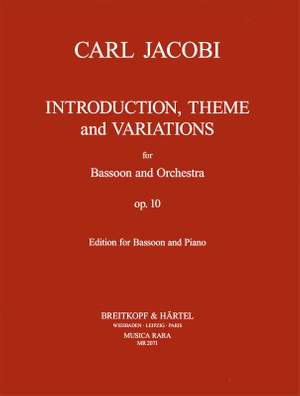 Jacobi: Introd., Thema u. Var. op. 10