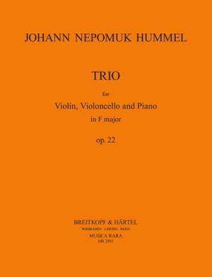 Hummel: Klaviertrio F-dur op. 22
