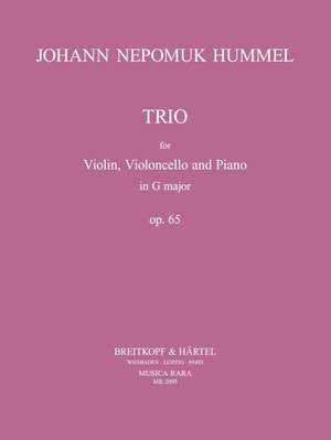 Hummel: Klaviertrio G-dur op. 65