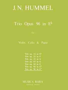 Hummel: Klaviertrio Es-dur op. 96