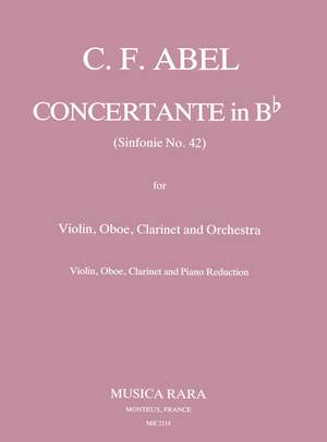 Abel: Sinfonia Concertante in B