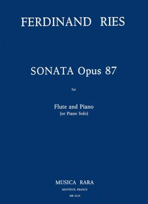Ries: Sonate op. 87