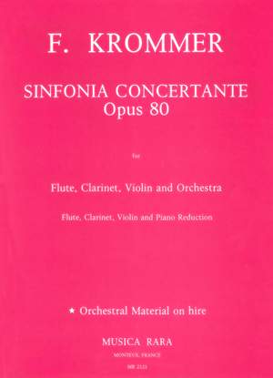 Krommer, F: Sinfonia conc. in D op.80
