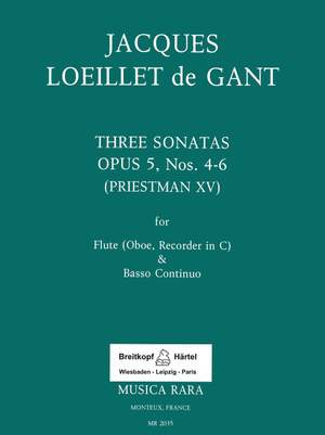Loeillet: Sechs Sonaten op. 5/4-6