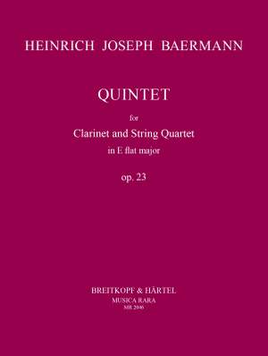 Baermann: Quintett in Es op. 23