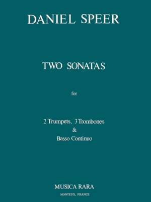 Speer: Zwei Sonaten in C