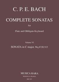 Bach, CPE: Sonate in C Wq 87