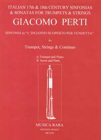 Perti, G: Sinfonia zu „L'Inganno Scoperto per Vendetta“
