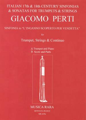 Perti, G: Sinfonia zu „L'Inganno Scoperto per Vendetta“