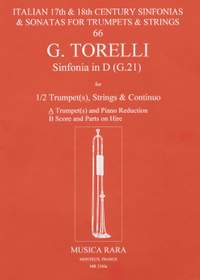 Torelli: Sinfonia in D G 21