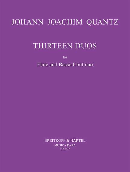 Quantz: 13 Duos  -  Erstausgabe