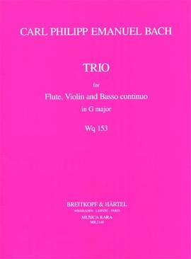 Bach, CPE: Triosonate in G Wq 153