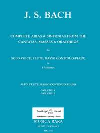 Bach, JS: Sämtliche Arien Bd. 5 A,Fl,Bc