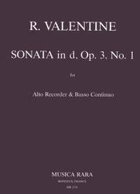 Valentine: Sonate in d op. 3/1