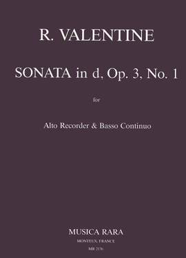 Valentine: Sonate in d op. 3/1