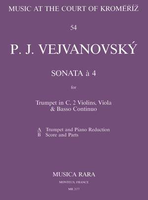 Vejvanowsky: Sonata a 4 in g