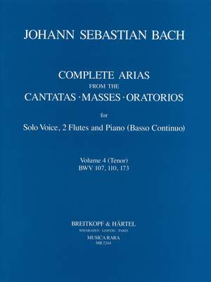 Bach, JS: Compl. Arias (Voc,2 Fl) Vol.4