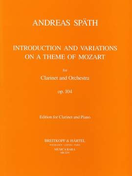 Spaeth, A: Introduktion und Variationen über ein Thema von Mozart op. 104