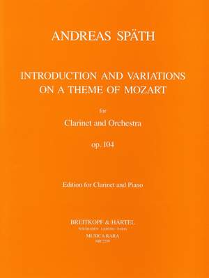 Spaeth, A: Introduktion und Variationen über ein Thema von Mozart op. 104