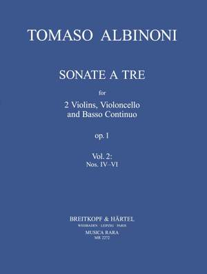 Albinoni: 3 Sonaten aus op. 1 Heft 2: Sonaten 4-6