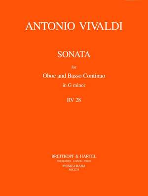 Vivaldi: Sonate g-moll  RV 28