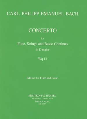 Bach, CPE: Flötenkonzert D-dur Wq 13