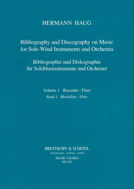 Haug: Bibliography Windinstr.+Orch.