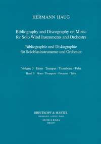 Haug: Bibliographie und Diskographie für Soloblasinstrumente und Orchester