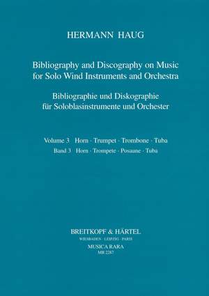 Haug: Bibliographie und Diskographie für Soloblasinstrumente und Orchester