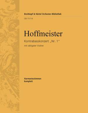 Hoffmeister, F: Kontrabasskonzert Nr. 1 D-dur