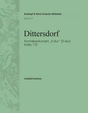 Dittersdorf: Kontrabasskonzert E-dur Krebs 172