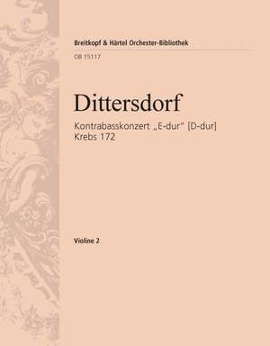 Dittersdorf: Kontrabasskonzert E-dur Krebs 172