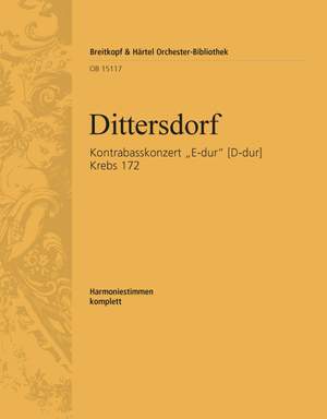 Ditters von Dittersdorf, K: Kontrabasskonzert E-dur