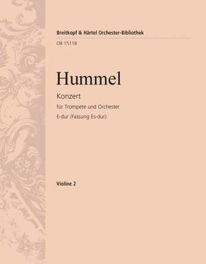 Hummel: Trumpet Concerto in E major – Version in Eb major