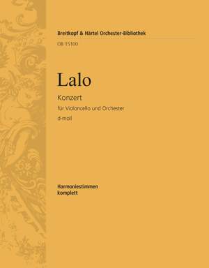 Lalo, E: Konzert für Violoncello und Orchester d-moll