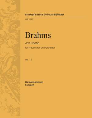 Brahms, J: Ave Maria op. 12